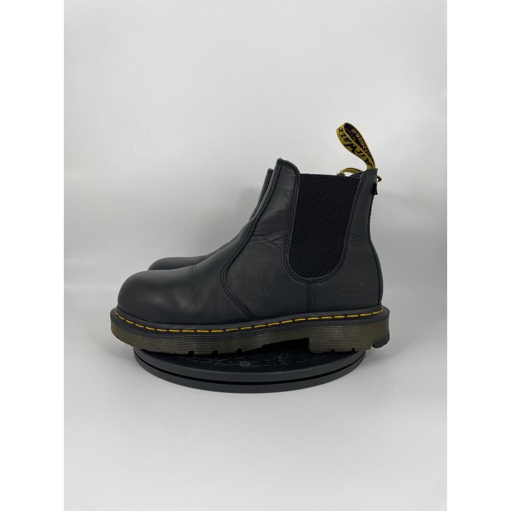 Dr. Martens Steel Toe Slip Resistant Chelsea Boot Size M7 W8 Black Like New